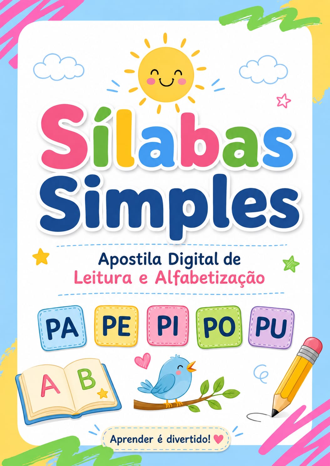 Capa do material APOSTILA DE SÍLABAS SIMPLES