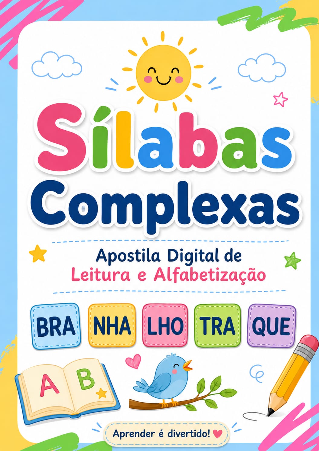 Capa do material APOSTILA DE SÍLABAS COMPLEXAS